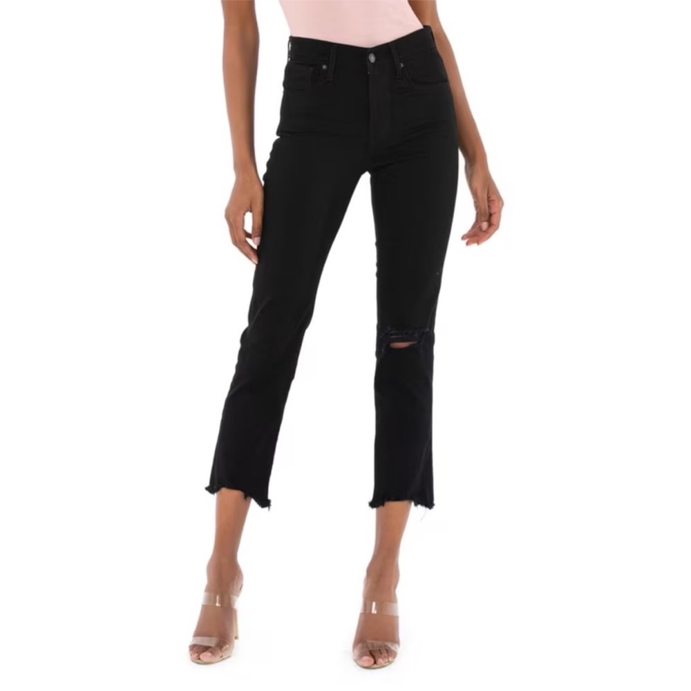 Levi 724 high rise straight crop